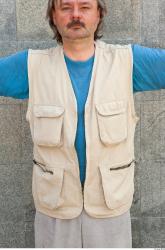 Upper Body Man Casual Vest Average Street photo references